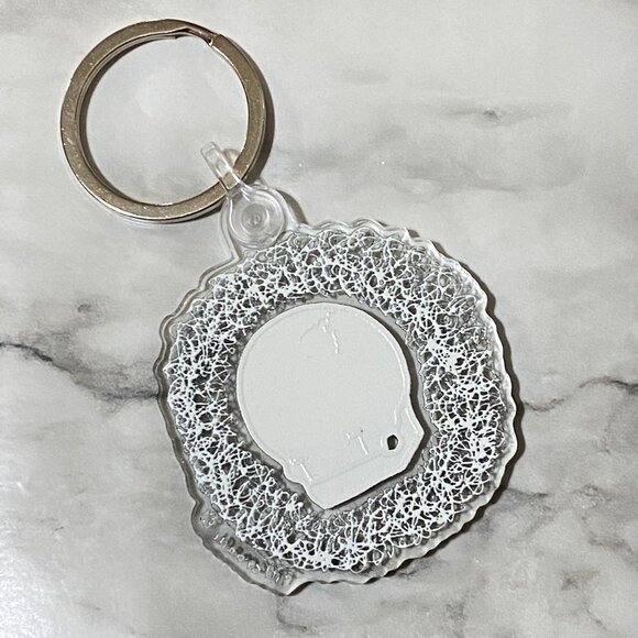 Pifferooni original skull crying scribble clear acrylic keychain + BONUS - Picture 4 of 6